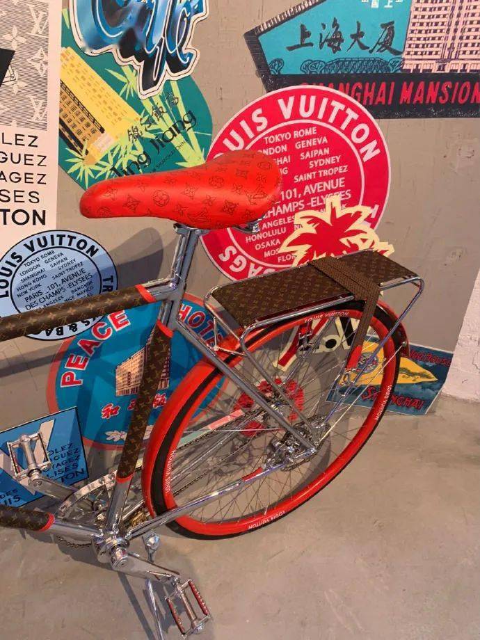 花20万买了全国第一辆lv自行车看着照片我傻了
