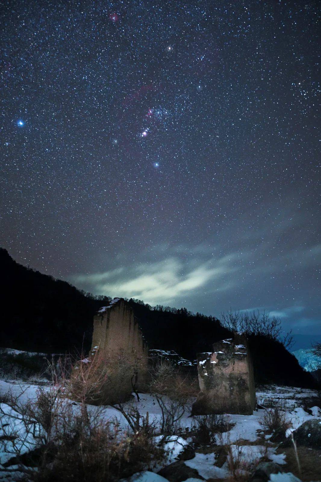 秦岭雪乡追星记这才是冬天最美的夜空