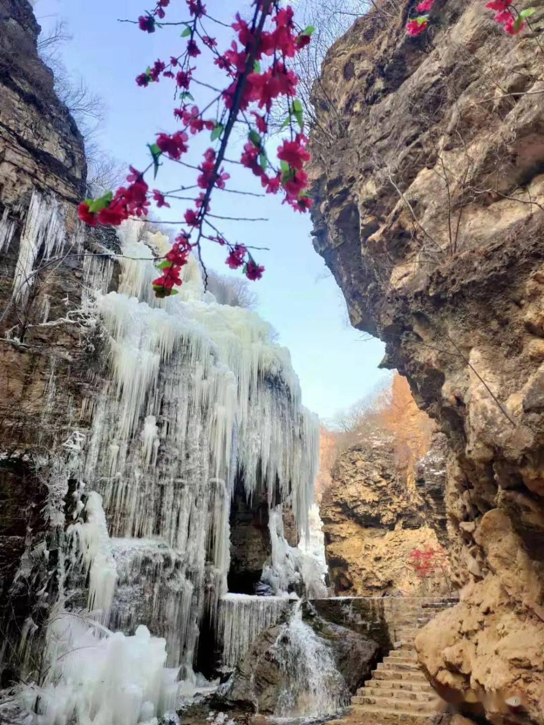 唐县全胜峡冰瀑门票图片