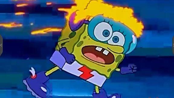 海绵宝宝都是章鱼哥的火山爆发惹的祸