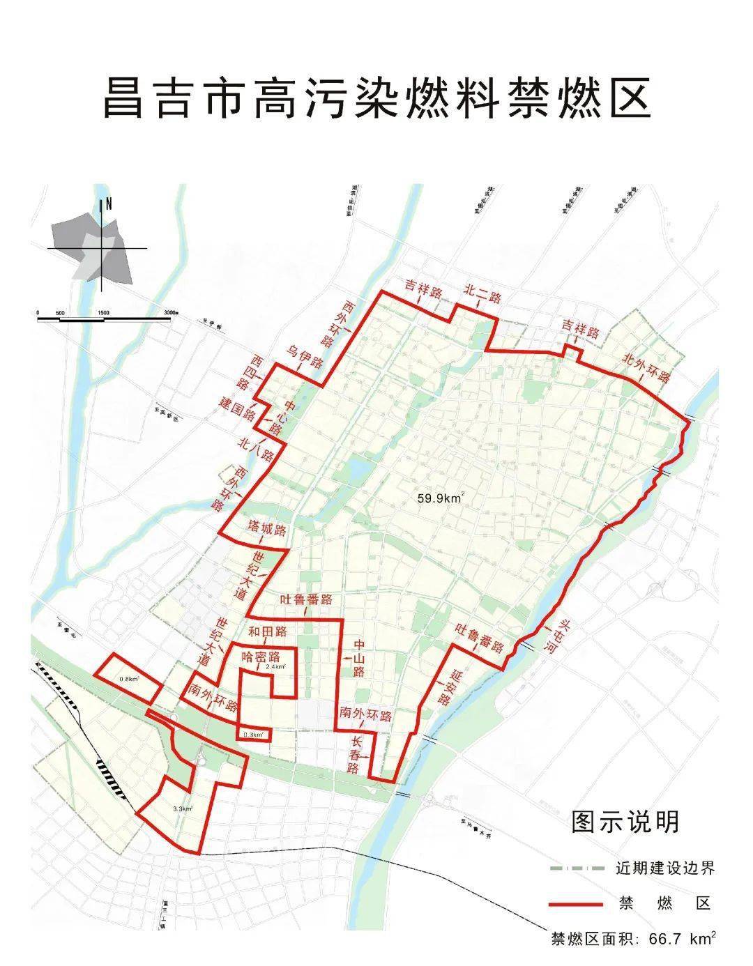 昌吉市小区划分图图片