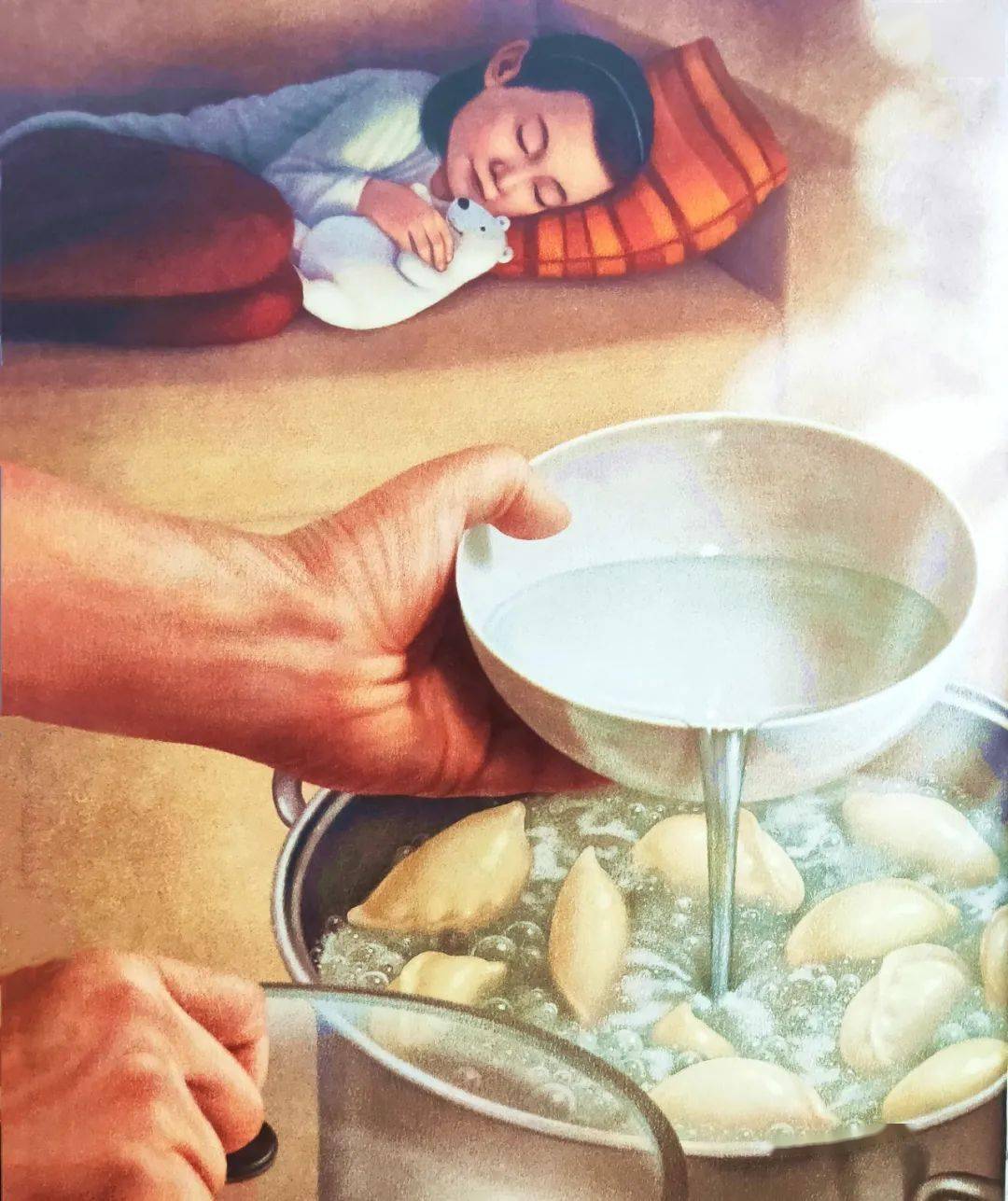 白色饺子似天上皎月