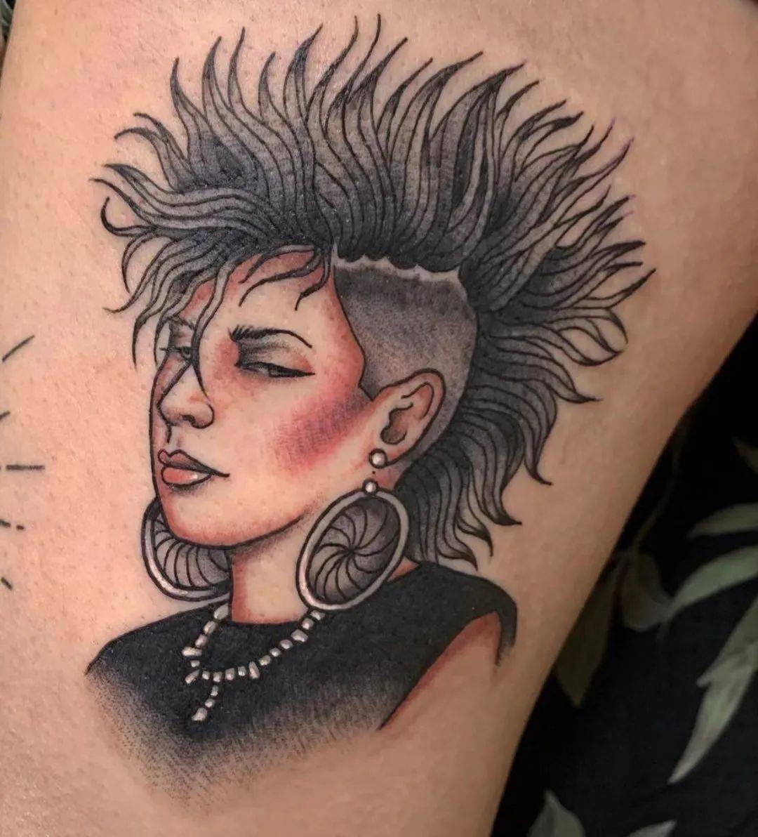 另类朋克风纹身风格