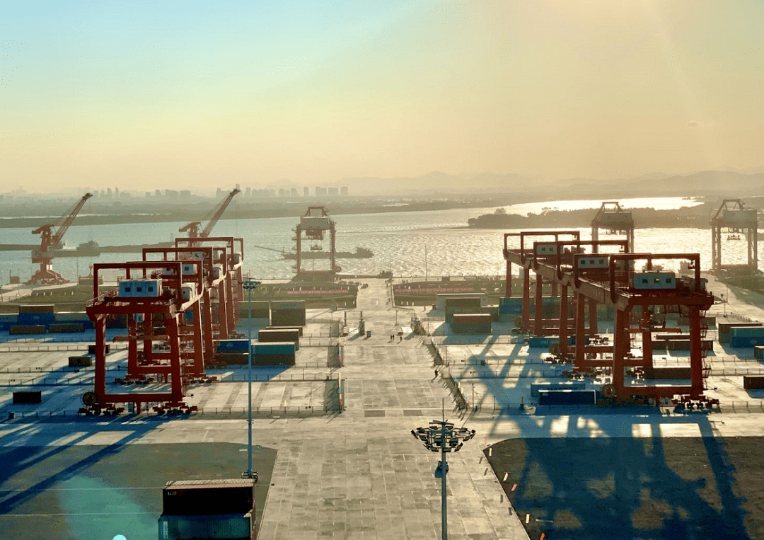 厉害华南最大内河智慧码头竣工落成地点就在江门