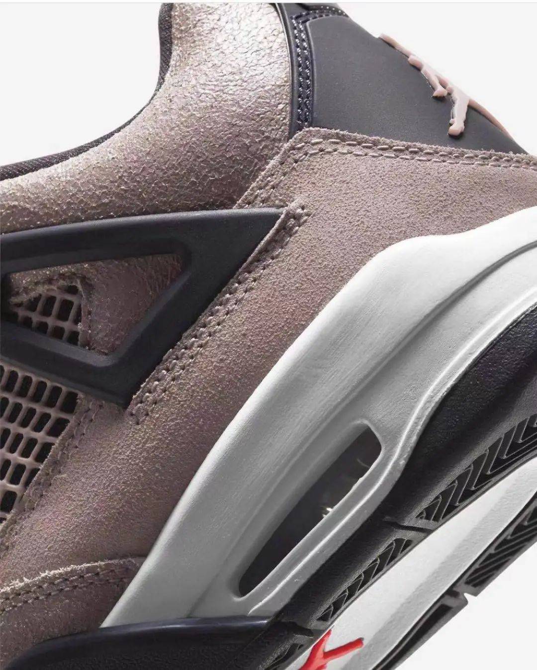 又一双高颜值aj4下月确认发售,aj4 taupe haze官方图提前泄露!