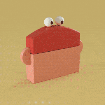 有意思,c4d搭配octane渲染器制作三维可爱表情角色场景循环动画教程