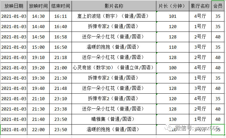 公众号排期表图片