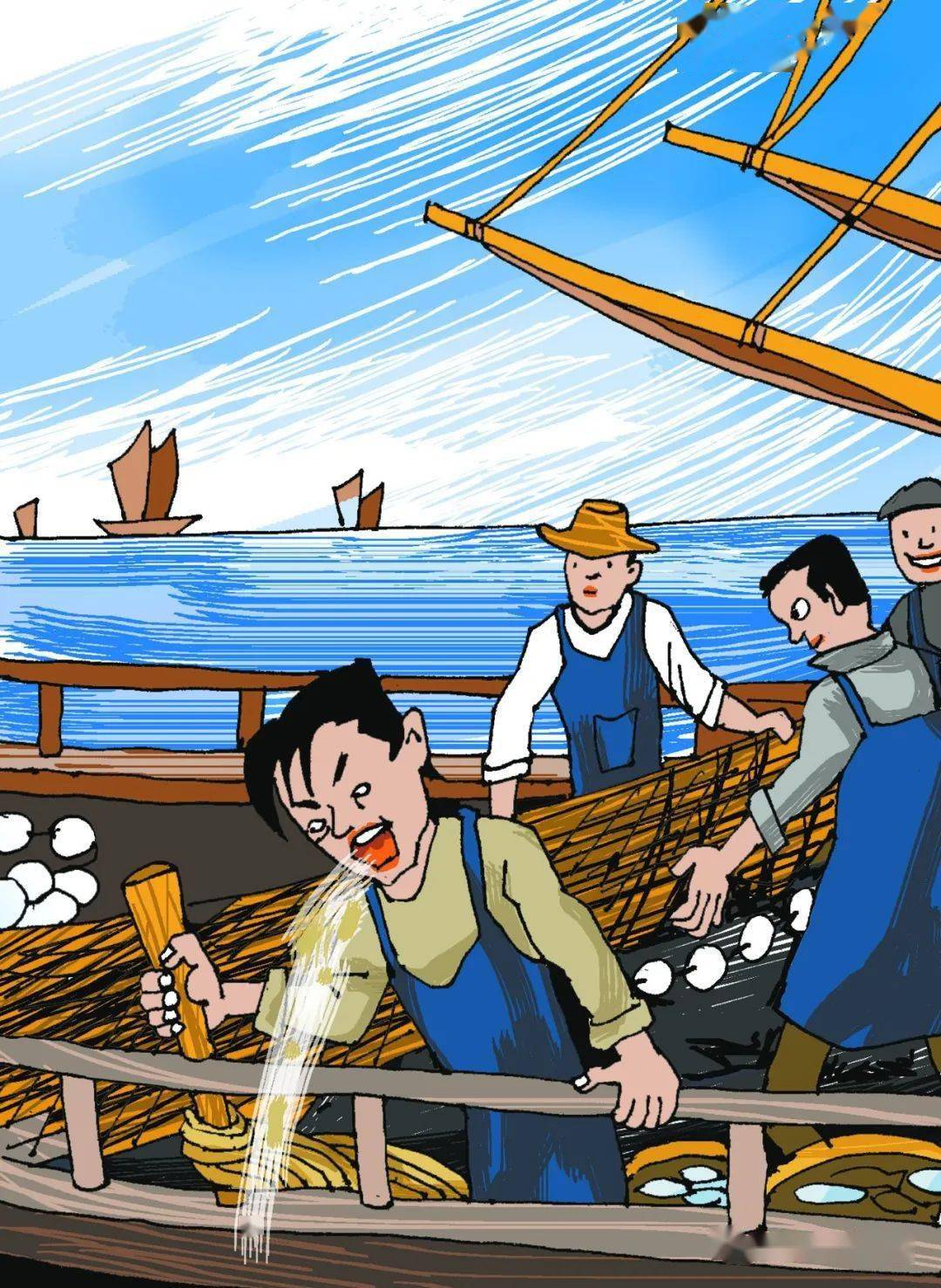 非常讲述海豚伴我出海捕鱼