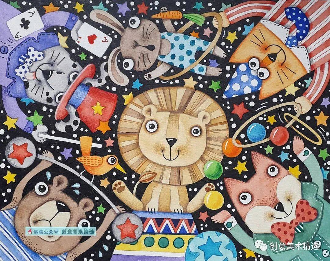 20张超可爱的动物主题儿童插画心中有童话画中才有童心