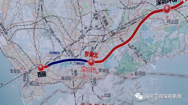 深汕鐵路今日開工起於西麗站全線設6站