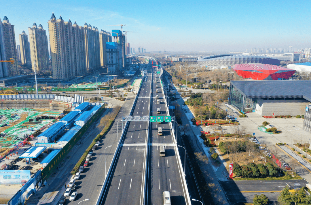 分别为:宁安大道路段的崇文大道,孟子大道,开源路,济邹路等四对匝道