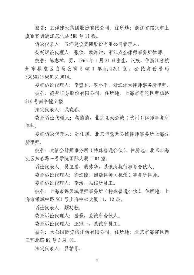 杭州中院在判決書中指出,德邦證券在發現五洋建設投資性房地產在資產