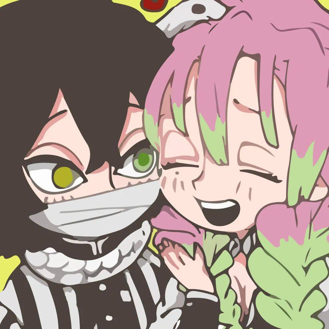 鬼灭之刃 | 一组超可爱动漫头像,快去找你的小伙伴一起换上吧