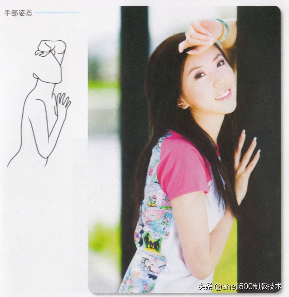 《人像姿态pose速查手册》雷依里 梁灿