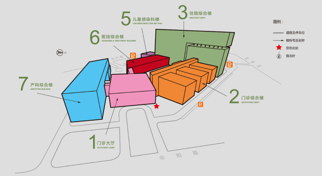 新城院区楼层索引图