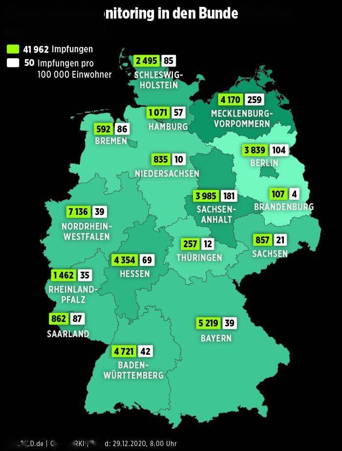 德国新冠死亡病例破三万单日死亡人数首次超千疫苗接种首日意外连发8