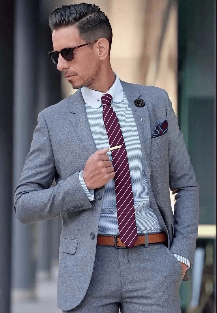 一条高品质领带男士正装的点睛之笔