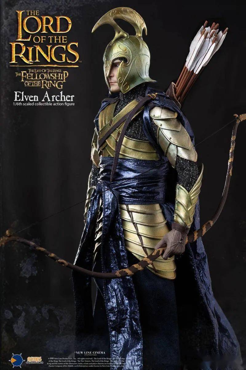 toys 新品 1/6 指环王系列 精灵战士 弓箭手 可动人偶_盔甲