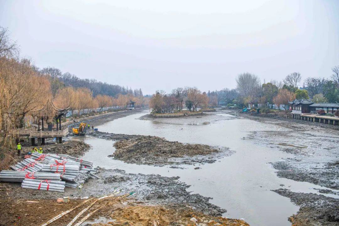 瘦西湖乾塘,湖底發現這些