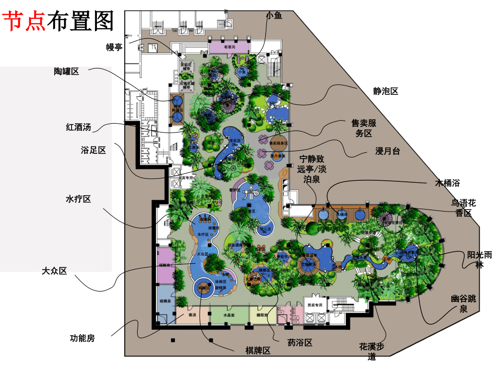 日式温泉旅馆平面图图片