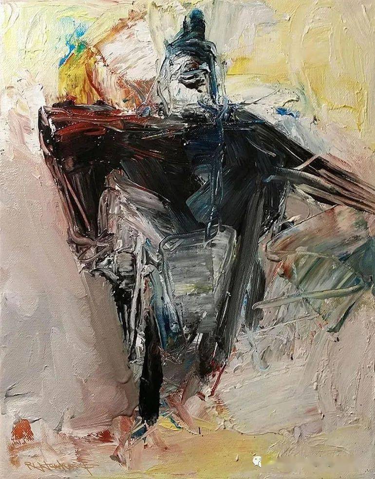 美国当代印象表现主义画家洛基 · 霍金斯(rocky hawkins)作品