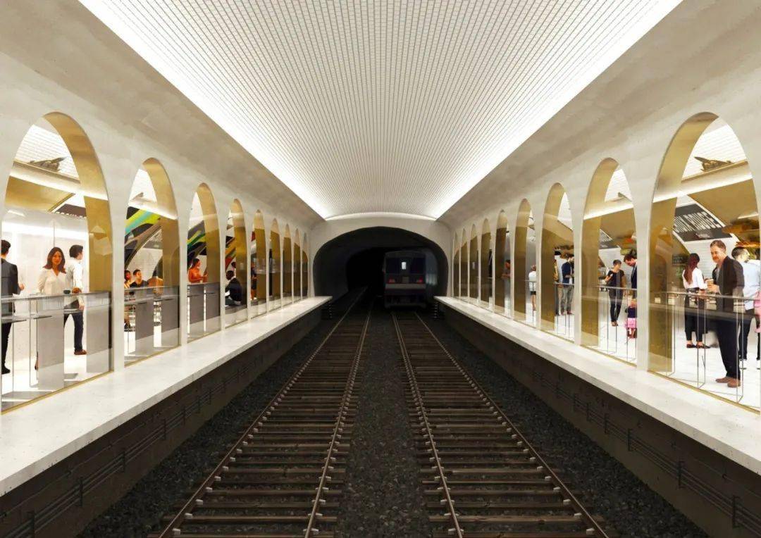 巴黎地铁幽灵车站图片