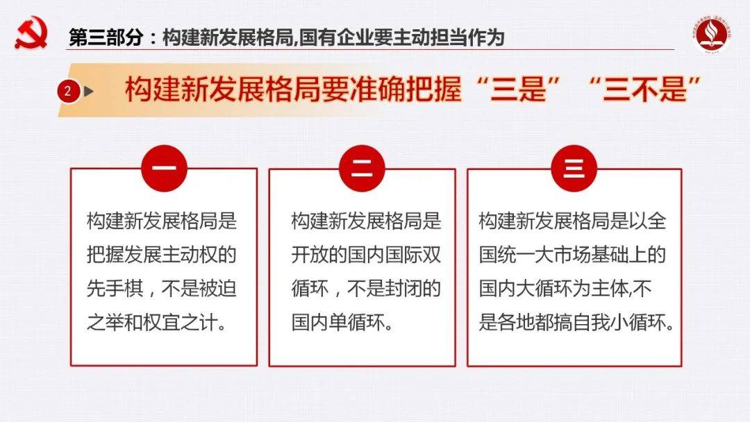 微党课积极适应新发展格局推动国有企业高质量发展