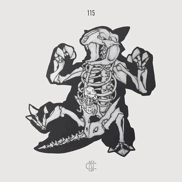 之三初代宝可梦骨骼解剖你能认出来几个