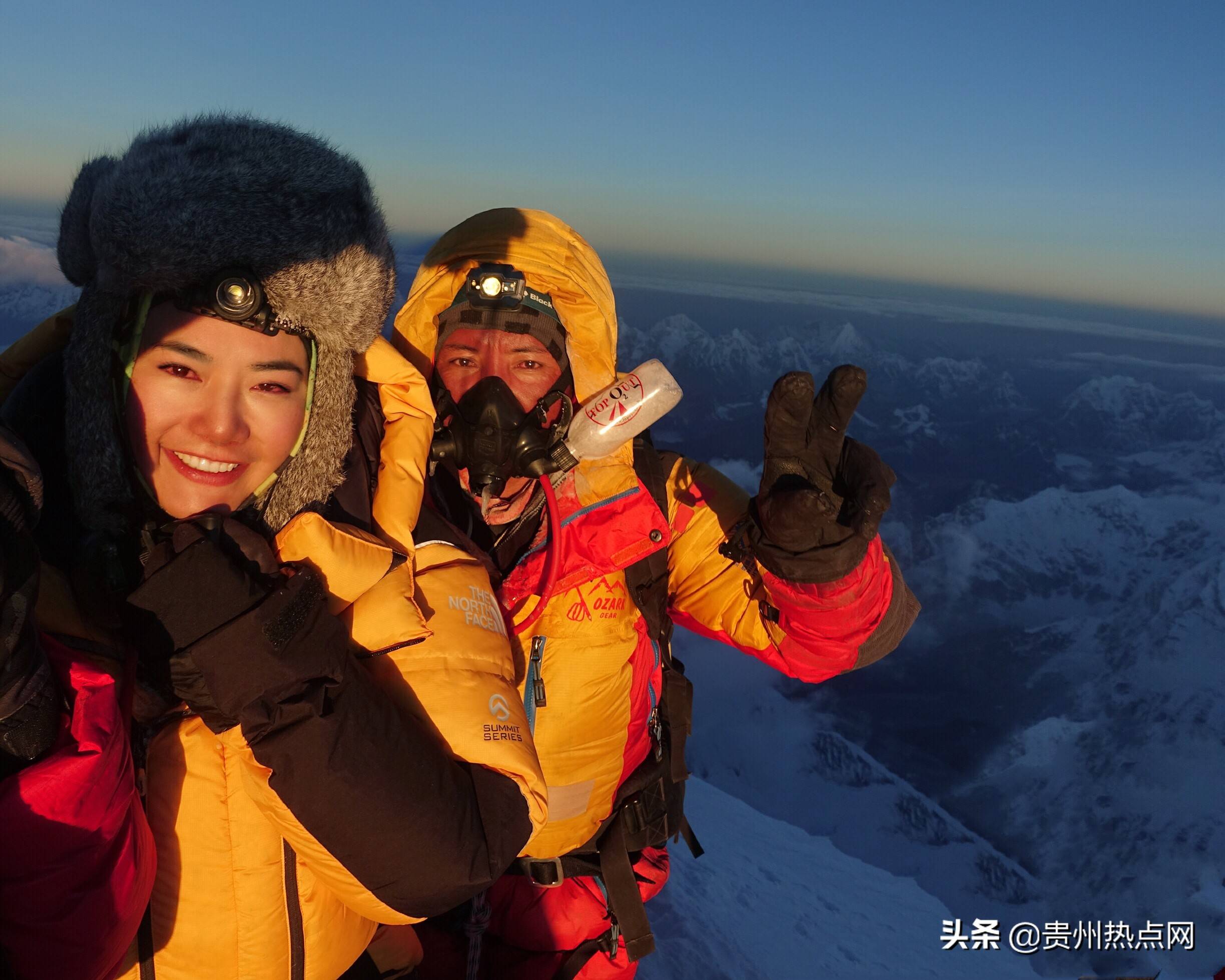 登山英雄黃春燕用我的珠穆朗瑪表達貴州女性的自信