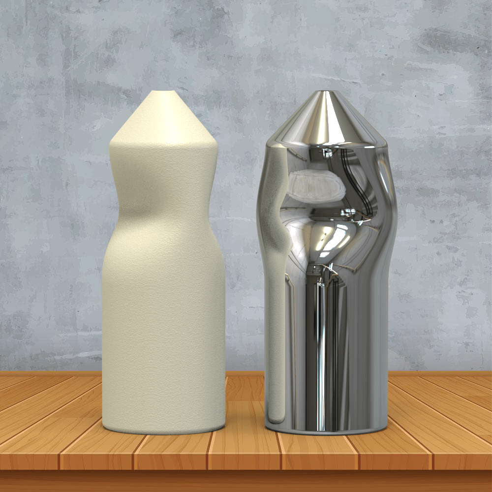 用solidworks画一个捏扁的瓶子