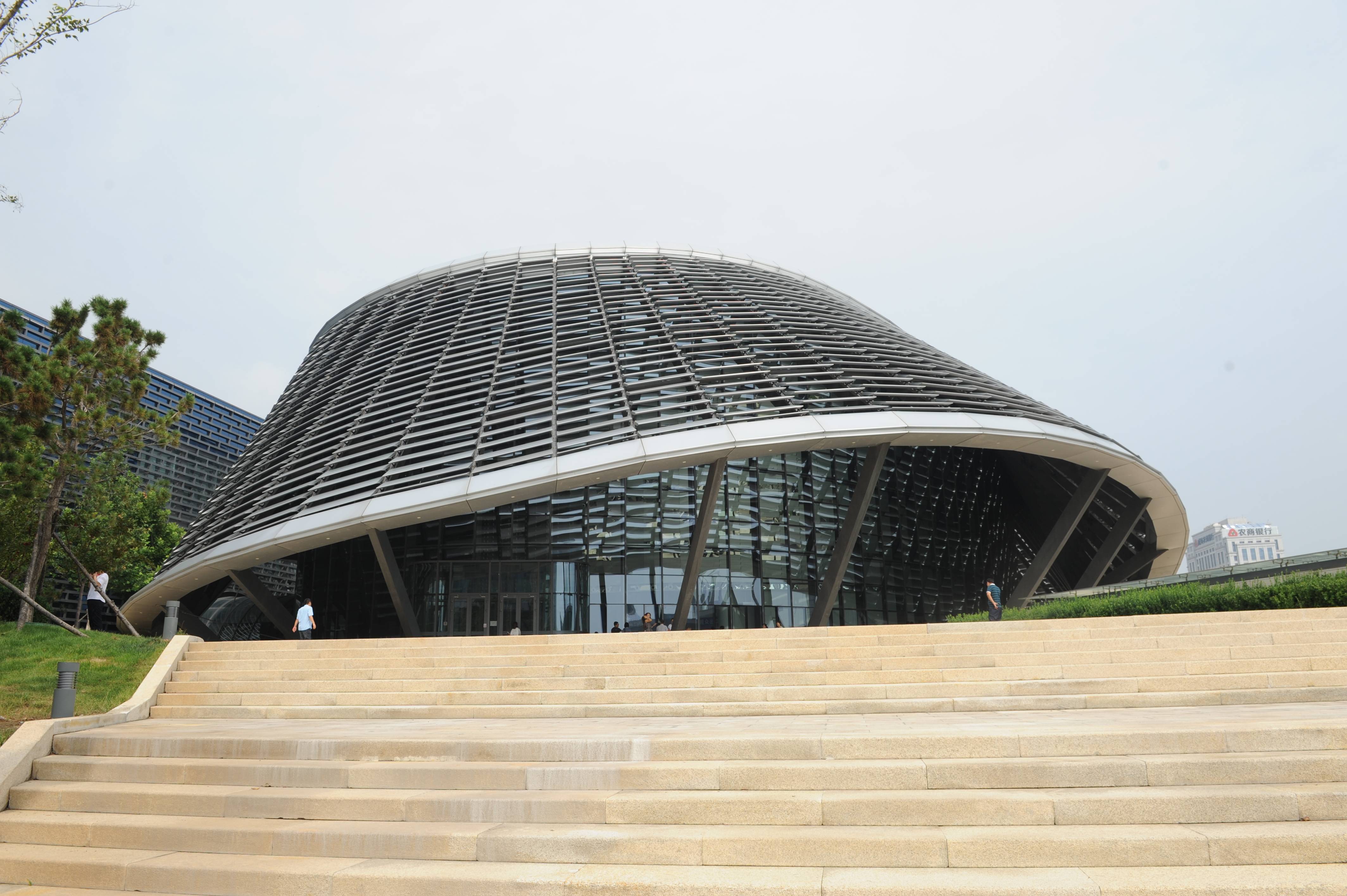 威海市一处网红公共文化建筑.