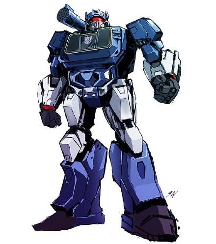 变形金刚《大黄蜂》电影人物帅气插画,全员肌肉感十足_动画