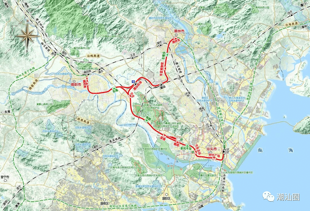 粤东城际铁路3条线路总投资353亿元揭阳提出线路延长至揭阳站