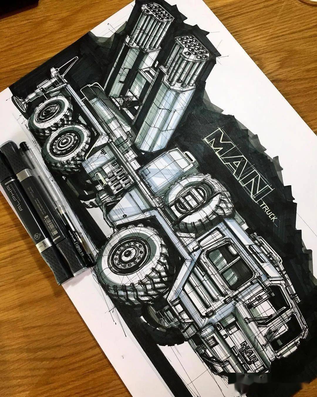 你想看的坦克装甲车都在这儿了「手绘634day」_包会