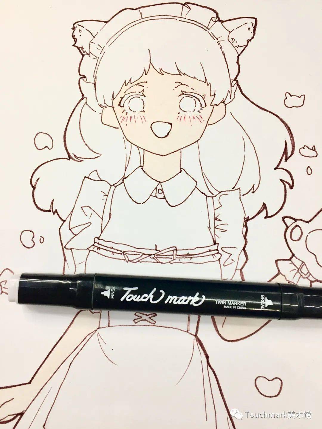 t馆绘画小课堂:【马克笔】猫女