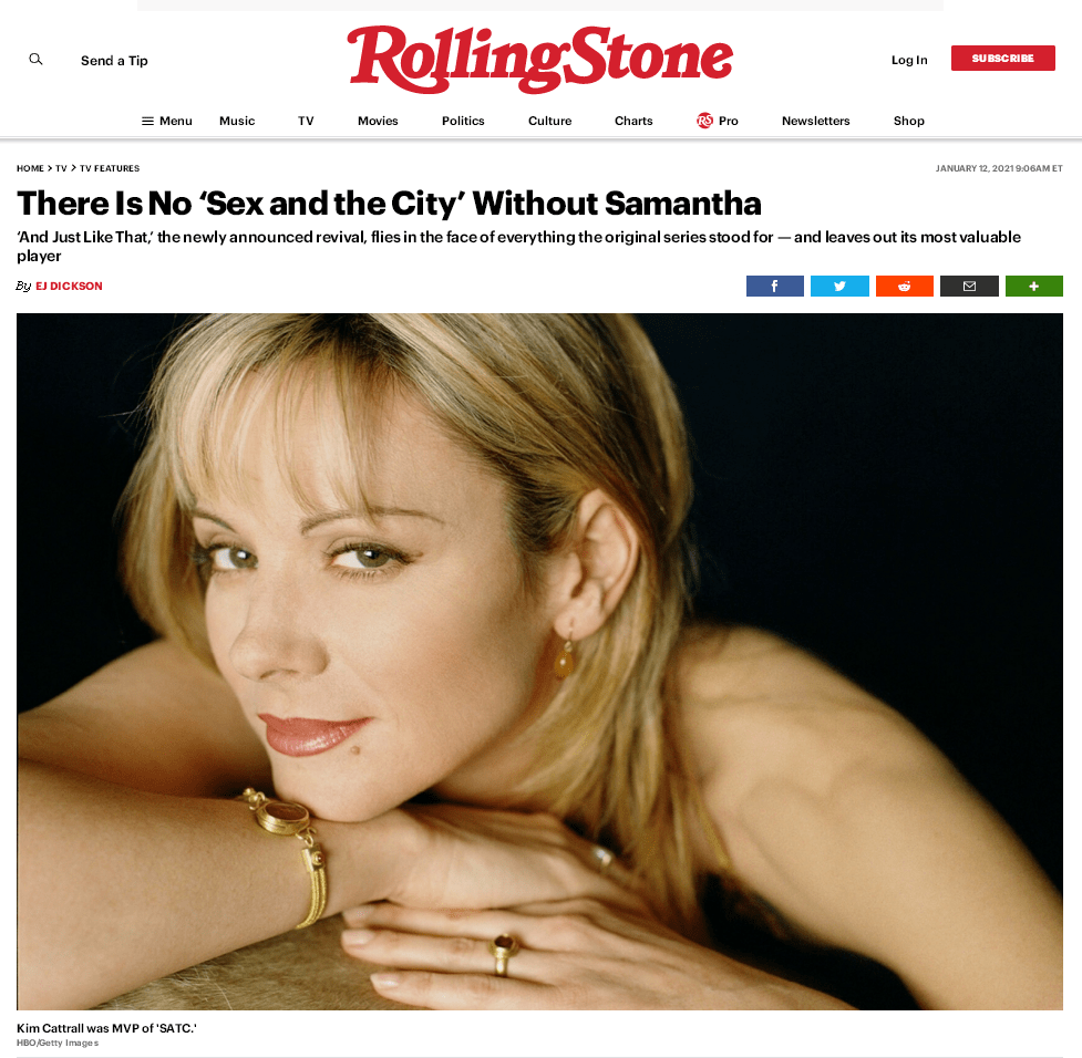 定了欲望都市全新回归唯独缺了这个灵魂人物