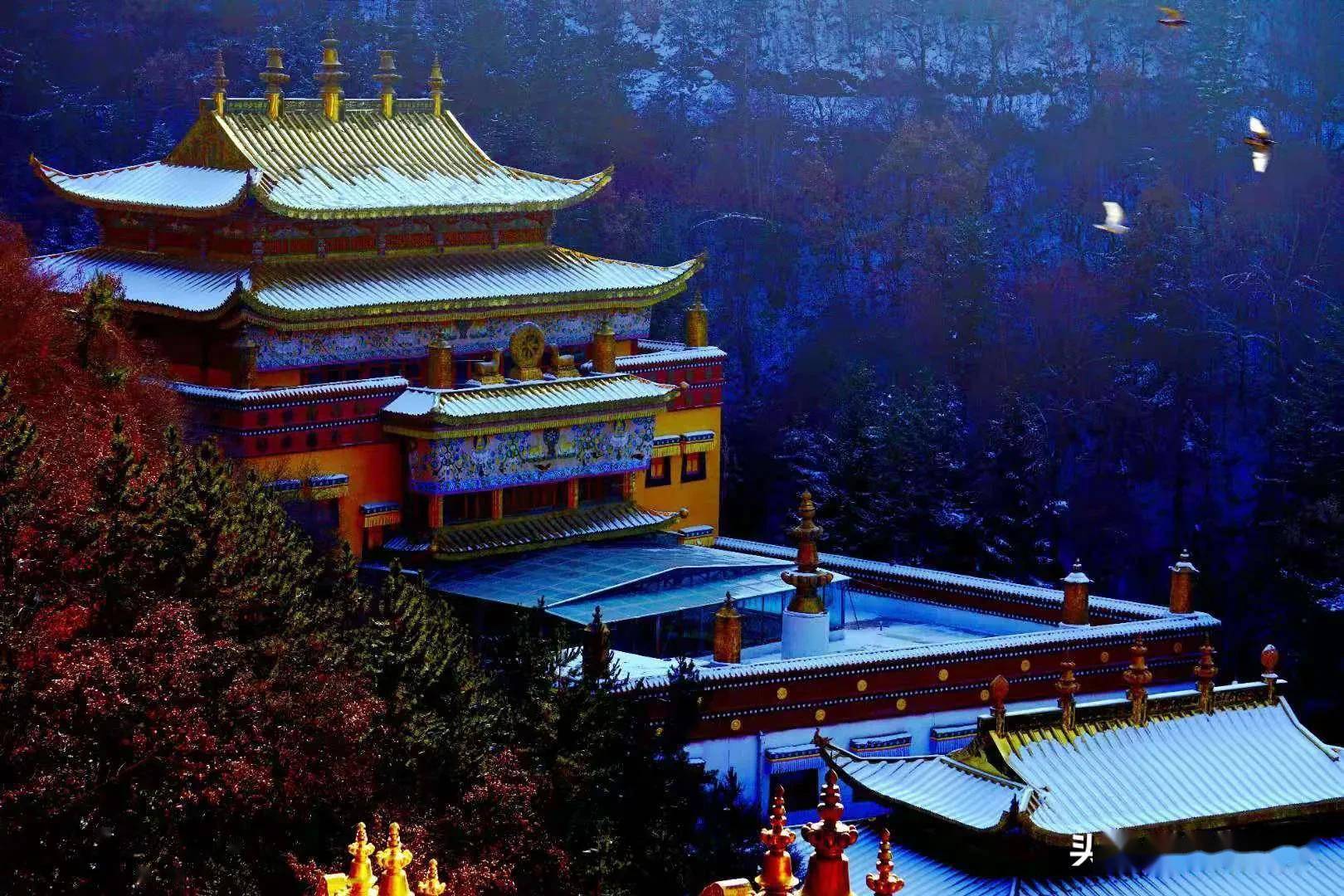 冬日4a旅游景区兰州石佛沟 景色美别有一番韵味令人着迷_手机搜狐网