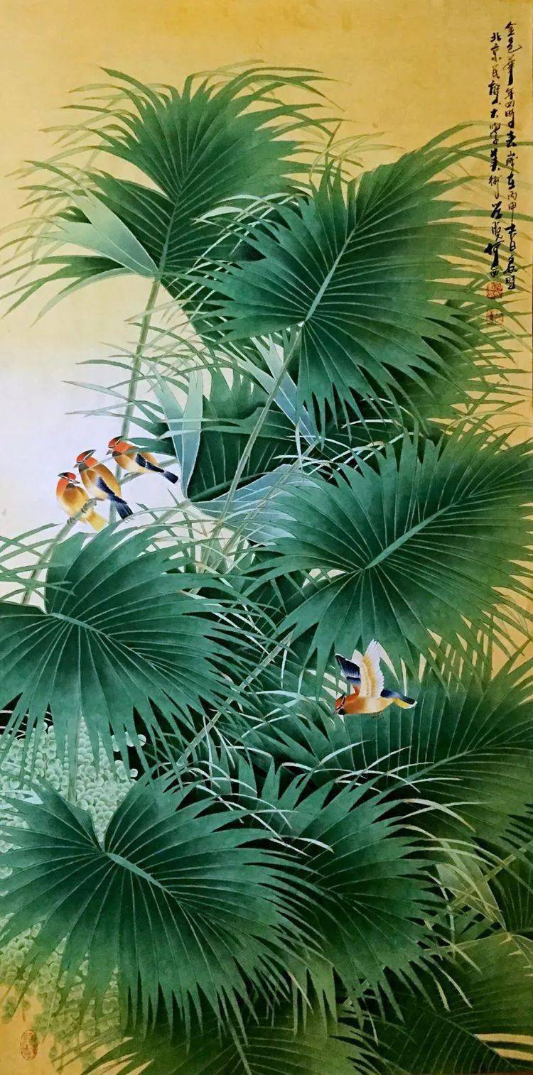 他以工笔之细腻绘出写意之意境