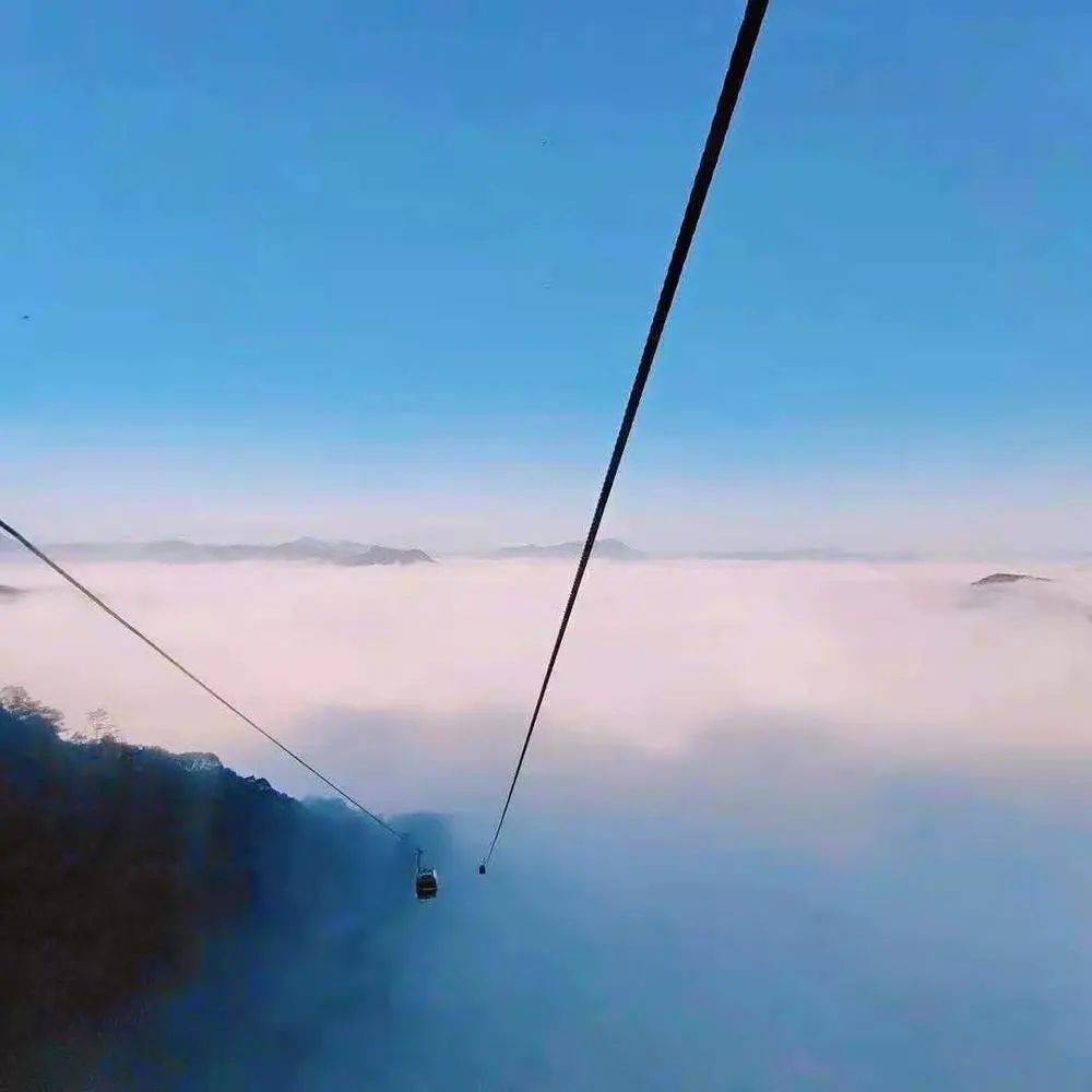 德化石牛山风景区缆车图片