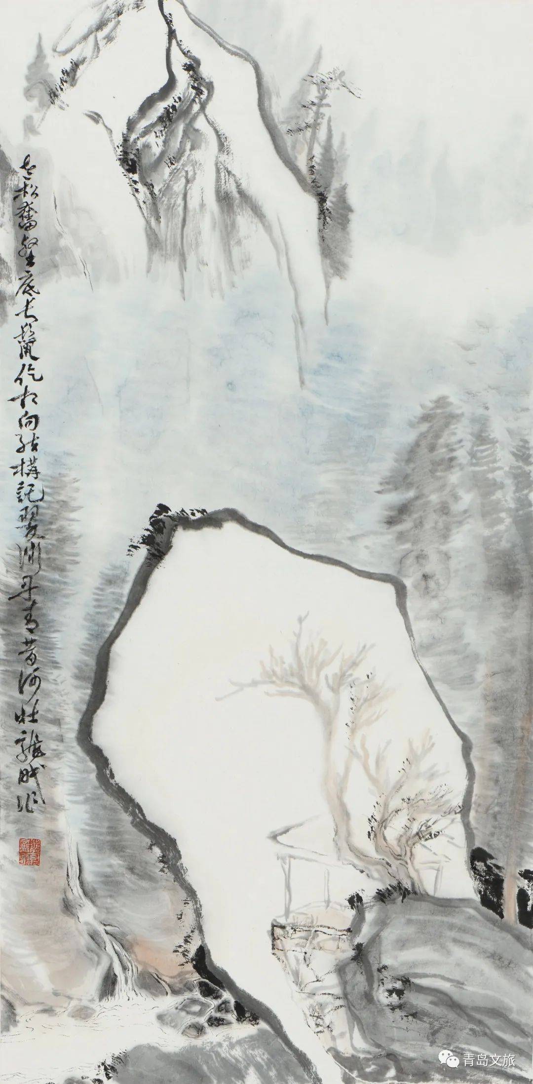 赏画 方勇:沉默也是发言的一种_山水画