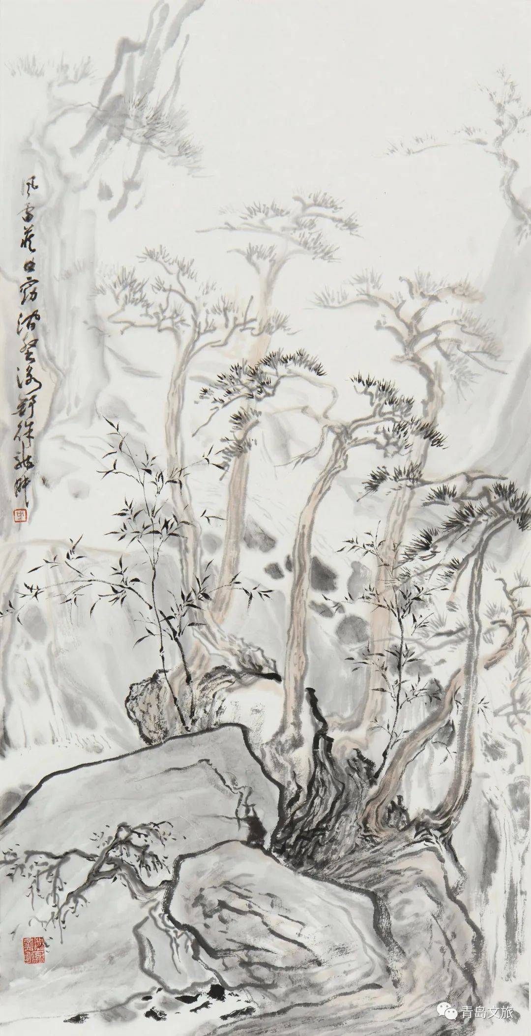 赏画 方勇:沉默也是发言的一种_山水画