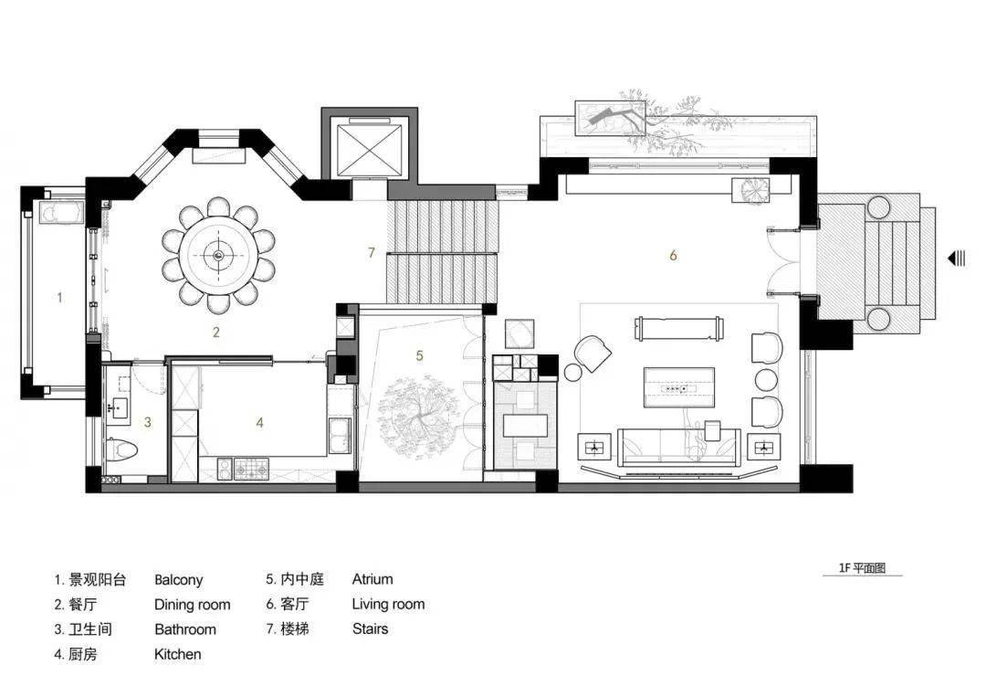胡桃木韵味十足,打造安静自然的生活空间!