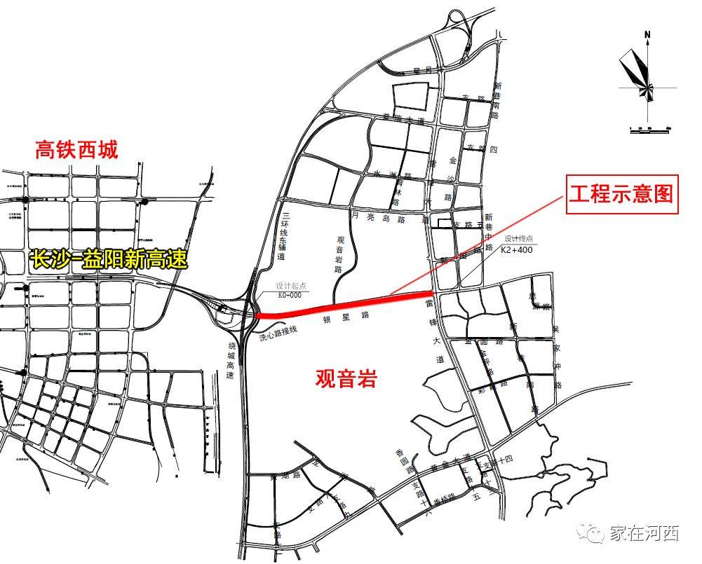 长沙银星路高架线路图图片