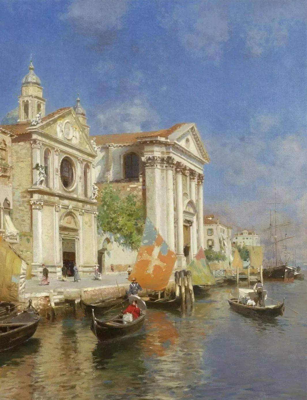 意大利著名画家鲁本斯·桑托罗风景画作品欣赏_举报