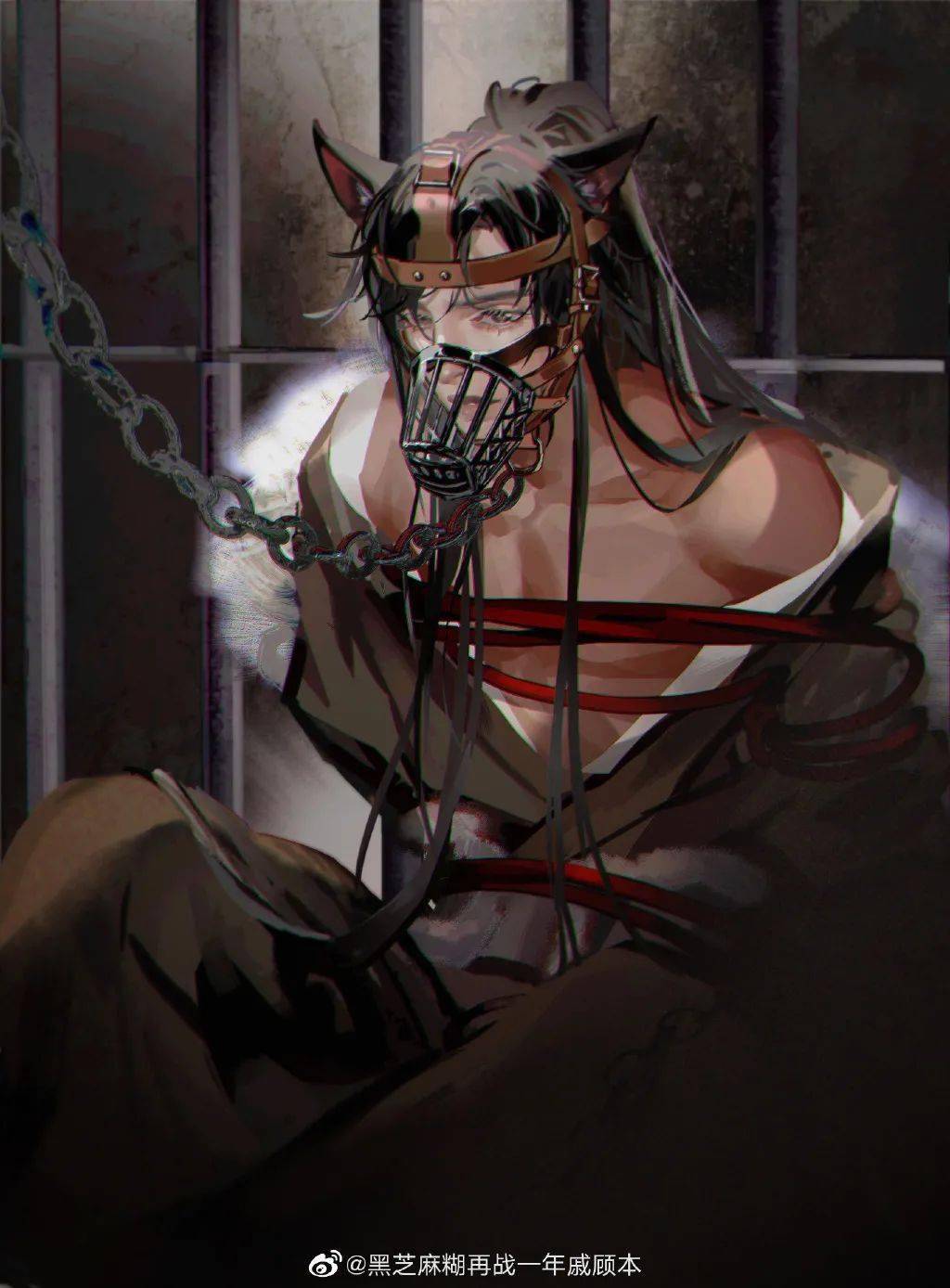 擅长描绘熟龄美男川美国画专业毕业自由插画师黑芝麻糊