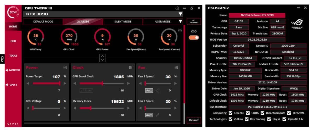 华硕发布GPU Tweak III开放测试版:UI界面优化,超频设置更简单