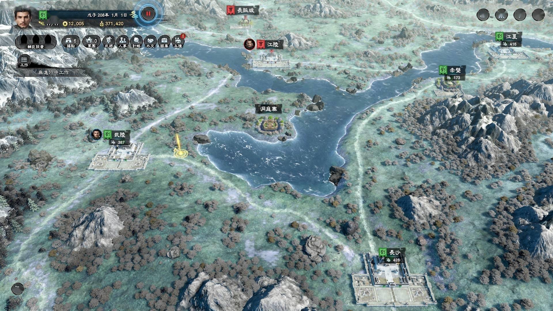 说到画面,它还是有一点让我觉得惊艳,就是《三国群英传8》的地图非常