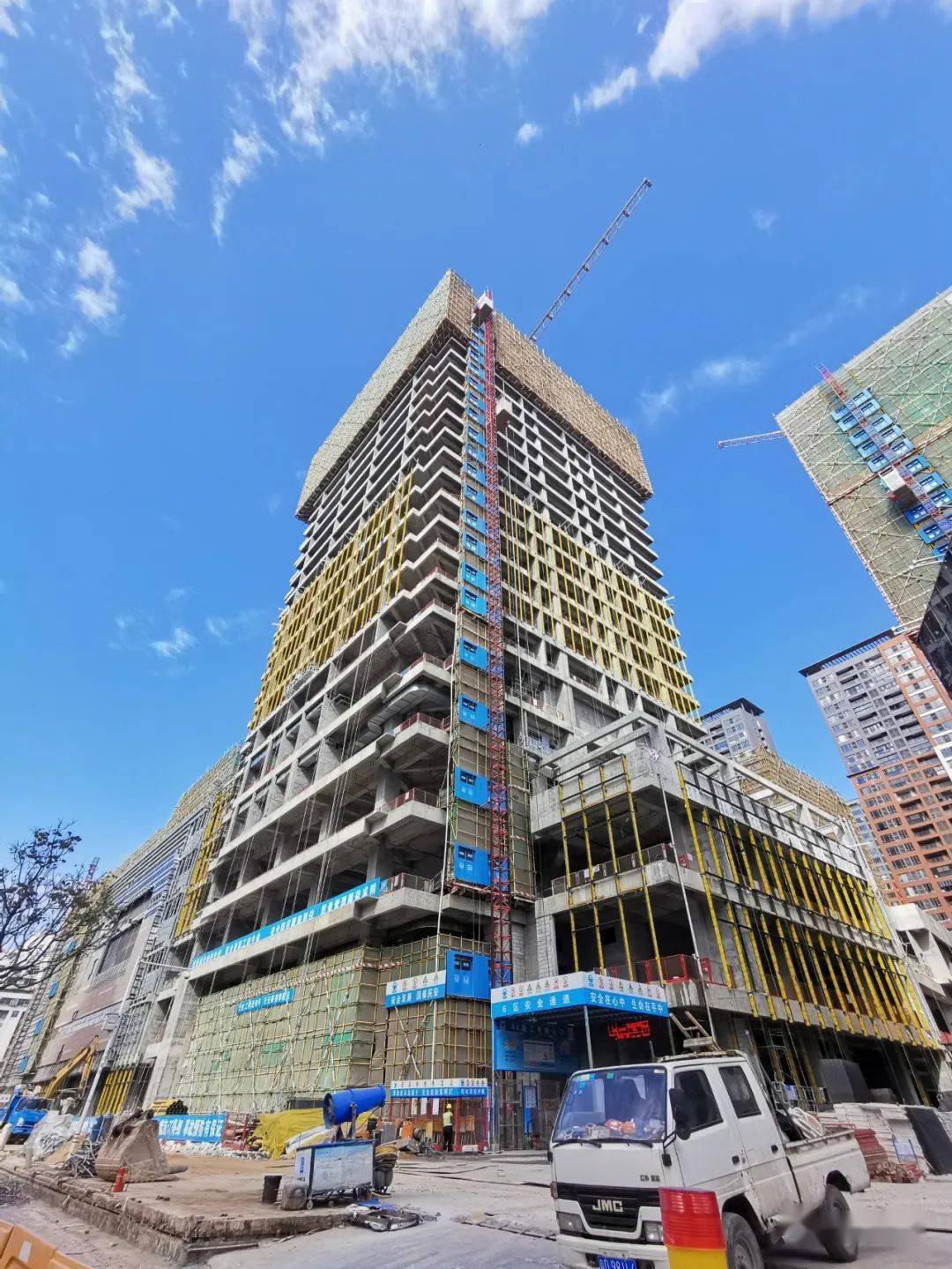 城视 | 汕头华润中心建设近况(2021.1.20)_万象城