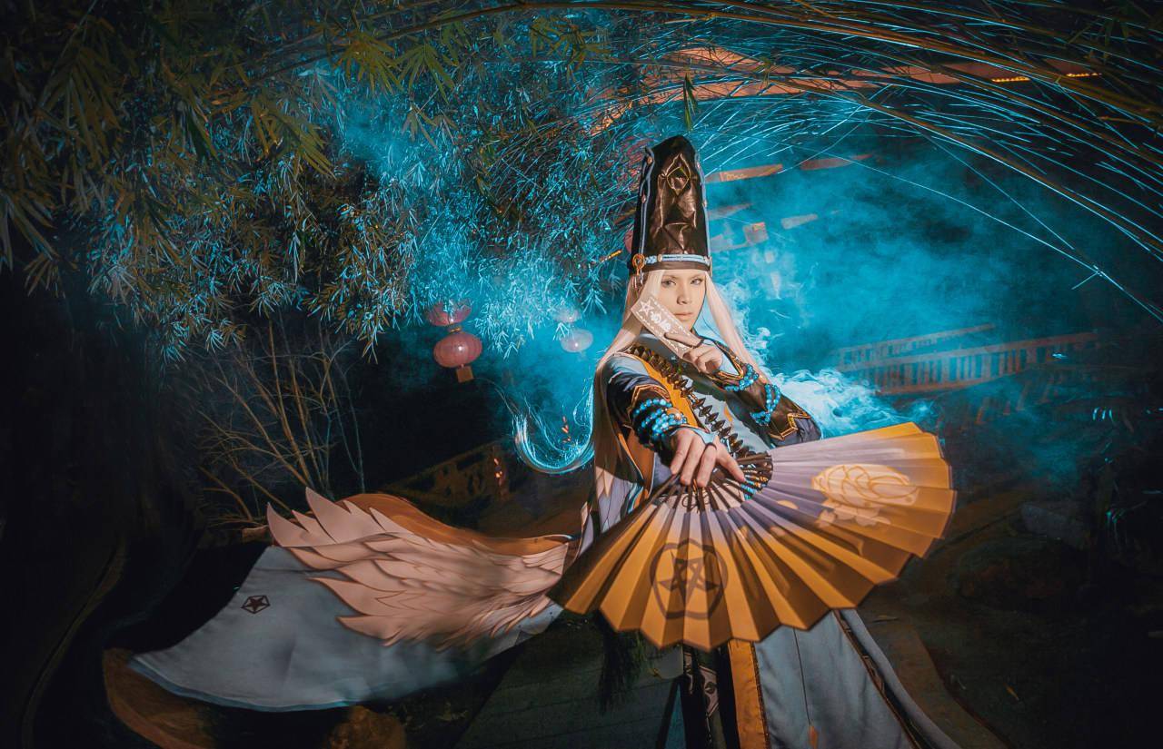 阴阳师神乐&晴明cosplayみんなを守る