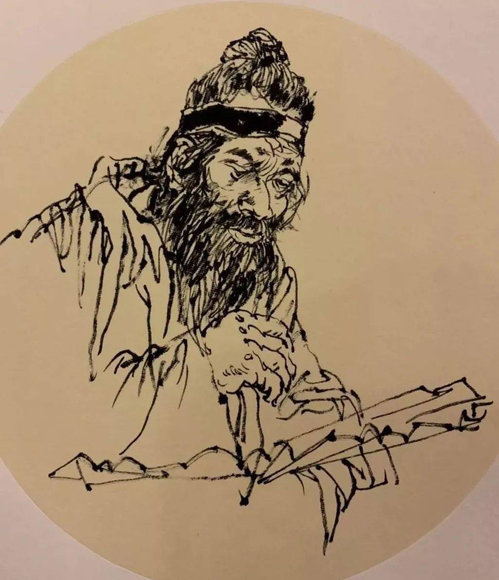 写意与神韵并存 王朋飞 近作 赏析_速写